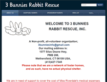 Tablet Screenshot of 3bunnies.org